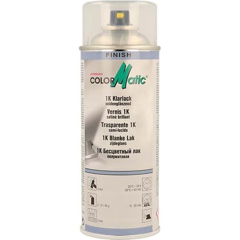 VERNIS INCOLORE 1K SATINE 400ML COLORMATIC