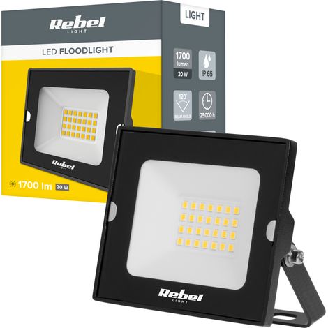 Foco LED halógeno de 20 W, 4000 K, IP65, Rebel (1/4)