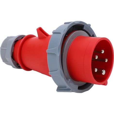Connecteur industriel IP67 16A 220/380V/240/415V 5 broches 3P+N+E, prise de raccordement haute puissance pour ports et réseaux chimiques. (1/5)