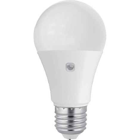 Ampoule 11 W 4000 K avec détecteur crépusculaire, Abrila E27, 990 lm, 11,7 x 6 cm