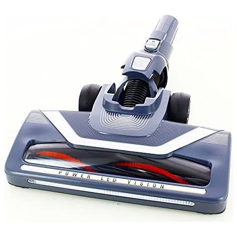 SEB – Brosse rotative pour aspirateur – Compatible Rowenta et Tefal – Axe avec 2 roulettes – Accessoire pour nettoyage efficace