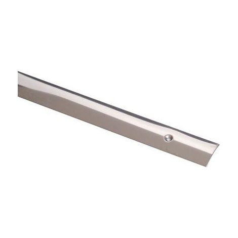 Seuil en inox 30 mm percé 0,73 m