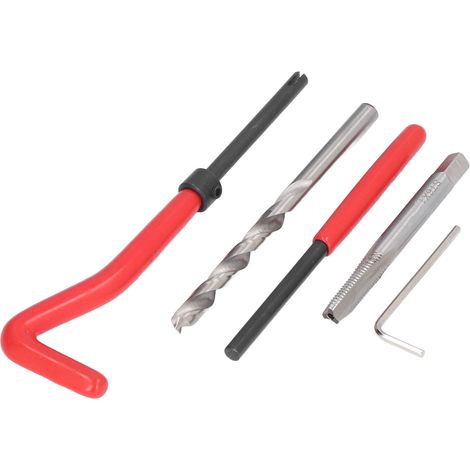 M10x1,0mm Gewindereparaturset, HSS-Gewindebohrer, Bohrer und Ausdrehwerkzeug für beschädigte Gewinde. (1/5)