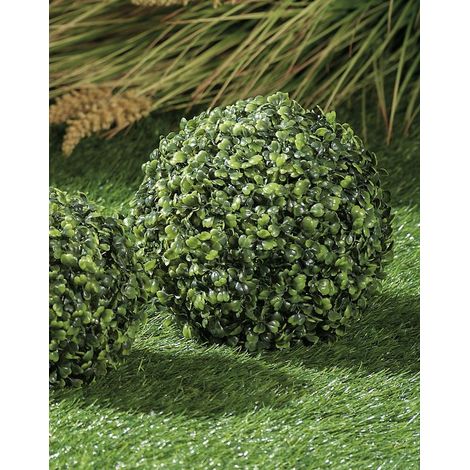 Sfera erba artificiale decorativa bosso boxwood 22 cm