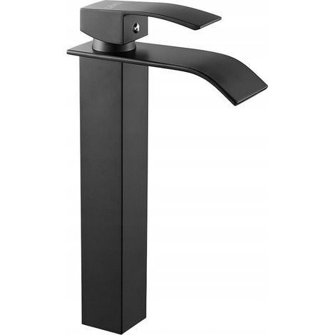 BATHROOM FAUCET REA LOTUS HIGH BLACK (1/4)