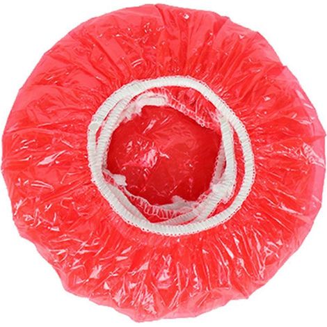 Lot de 100 housses jetables pour détecteurs de fumée et de poussière idéales pour la cuisine la pâtisserie et la maison - Rouge 10 cm (1/5)