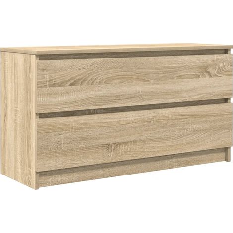 Mobile porta TV con grande spazio di archiviazione 100 x 35 x 54 cm pratico moderno in legno multistrato rovere sonoma 020051754