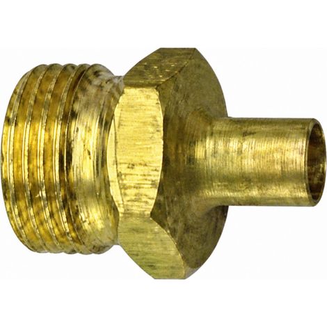 Männlicher Flaschenanschluss nicht links, zu 14 mm Kupfer zum Löten