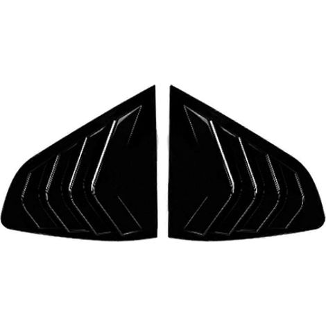 Cache triangulaire pour vitres arrière X4 G02 2018+ Noir brillant (1/5)