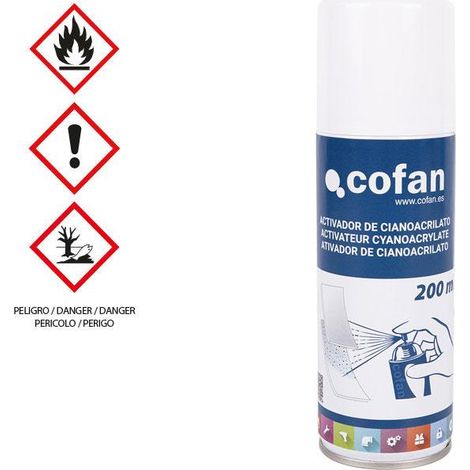 COFAN PEGAMENTO ACTIVADOR CIANOCRILATO (SPRAY 50 GR.