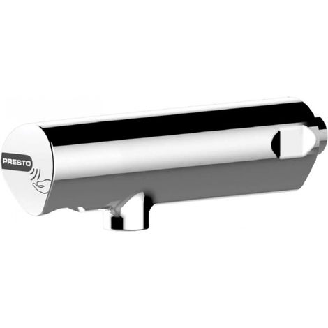 PRESTO SAFE rubinetto per lavabo a parete a controllo elettronico, senza contatto, monocomando, 3l/min