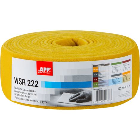 APP WS 222 Rouleau abrasifs 150 x 230 mm Jaune, 10 pièces, grain 1000-1200 (1/3)