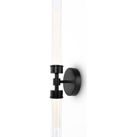 Maytoni Stelo Applique murale moderne à 2 lumières à DEL intégrées noir 3000K (1/4)