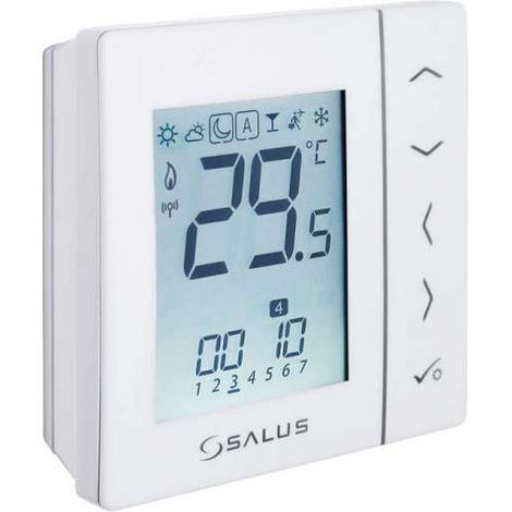 Salus VS20WRF Digitaler Funk Thermostat Gehäusefarbe weiß 112621