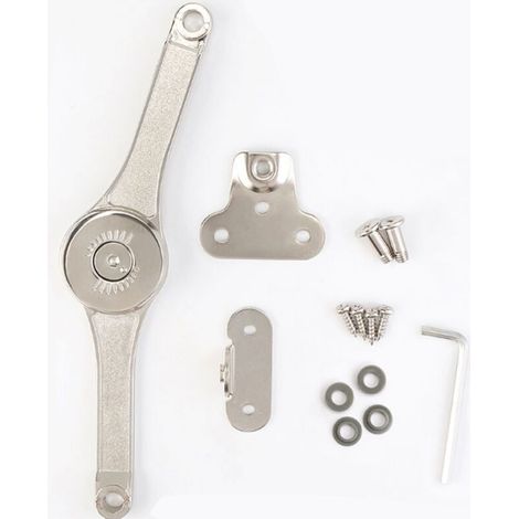 Lot de 2  Standard Forte Ferrures pour Relevants et Abattants Couvercles Stay Lift Systèmes Réservoir de Force Pour Système a Porte Relevable Charnière pour Armoire Meuble (1/5)