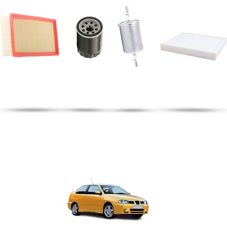 Kit tagliando 4 filtri compatibile con Seat Cordoba II 1.6i 74kw dal 1999 (1/5)
