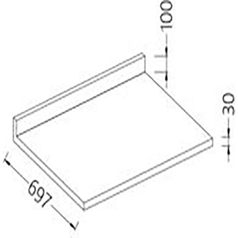 Option: plan inox aisi 304 scotch-brite lisse + dosseret - Diamond
