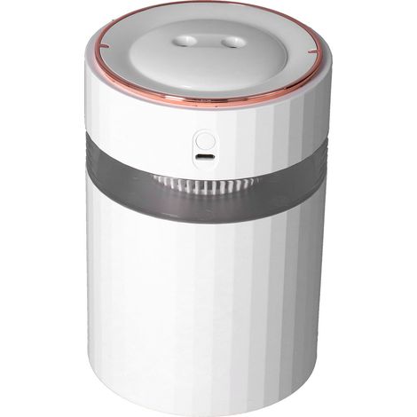 Humidificateur portable blanc de grande capacité (900 ml), fonctionnement silencieux, conception à double pulvérisation, humidificateur de bureau. (1/5)