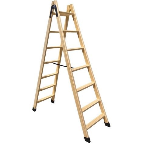 ESCALERA MADERA P PLANO 7PELD