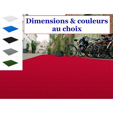 Tapis spécial Salon de Jardin/Tapis extérieur et intérieur/Tapis pour Terrasses et Balcons/Dimensions et Coloris au Choix - Rouge - 1x2m. (1/5)