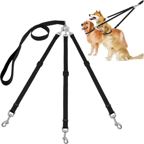 Laisse pour chien Galaxy Leaf 3 en 1, laisse réglable, laisse détachable, laisse de jogging pour chiens de taille moyenne (1/5)