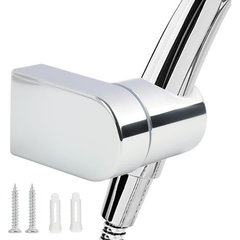 2pcs Support Pommeau de Douche,Support Douchette réglable de diamètre,Support de Douche pour Barre de Poussée Réglable (1/5)
