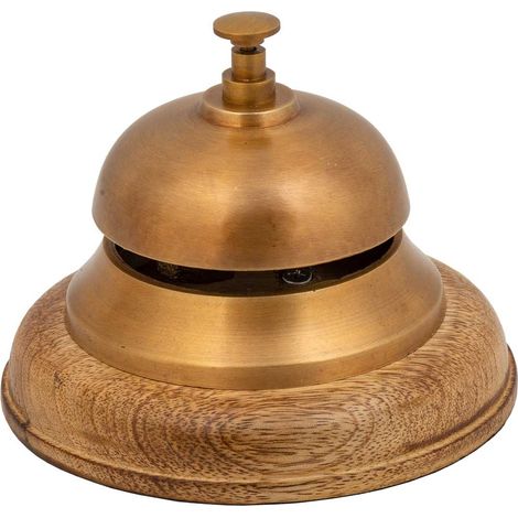 Timbre metal dorado d12,5 cm (1/5)