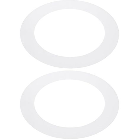 2 pièces Bague de Finition en Plastique 6,3" de diamètre intérieur (1/5)
