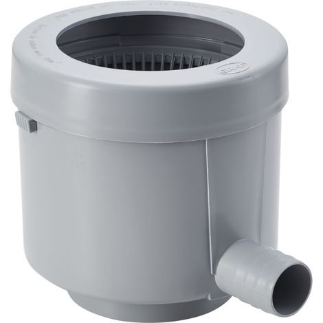 GARANTIA colector de bajante de luxe DN 7080100 gris incl. inserto de filtro
