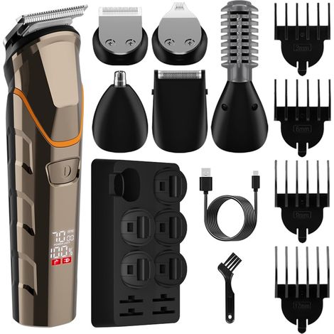 Rasoir électrique rechargeable pour petit homme, texture en acier inoxydable pour un voyage facile et un rasage rapide (1/5)