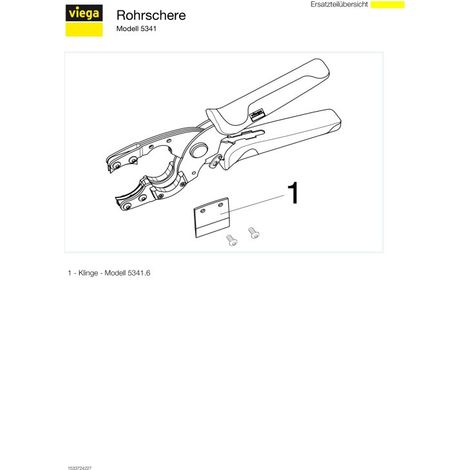 VIEGA 652005 Coupe-tube 5341 (1/5)