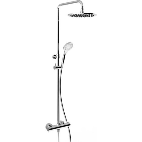 Grifería termostática vista Gessi con 1/2 conexiones ocultas,