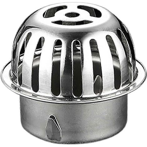 Crépine de protection de gouttière, évier en acier inoxydable, bouchon anti-obstruction, raccords pour tuyau d'évacuation de toit (1/5)