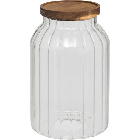 Einmachglas harmony 3l aus glas und akazie - 5five (1/3)