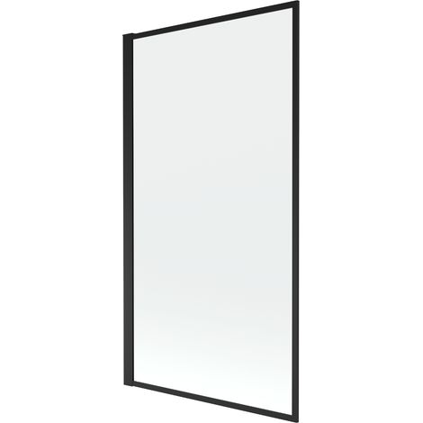 Mexen Alex paratia vasca da bagno 1 anta 70 x 140 cm, cornice nera - 893-070-001-70-70 (1/4)