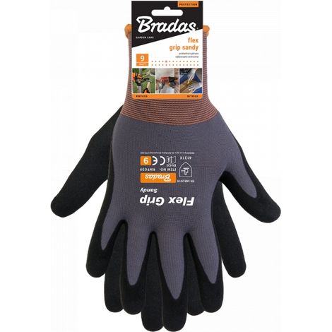 Guanti da lavoro bradas flex grip sandy traspiranti e resistenti