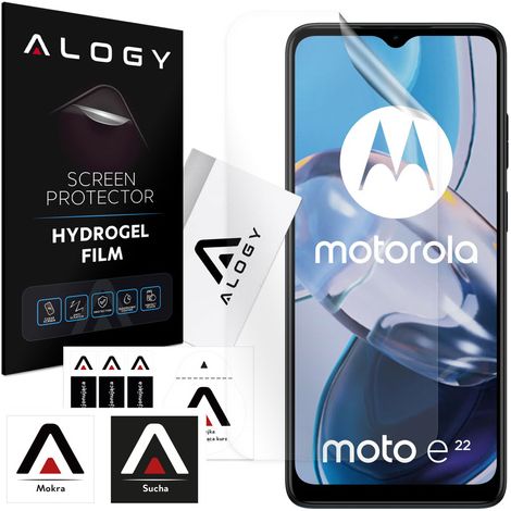 Película de hidrogel para protector de pantalla de teléfono Motorola Moto E22/ E22i Película de hidrogel Alogy (1/4)