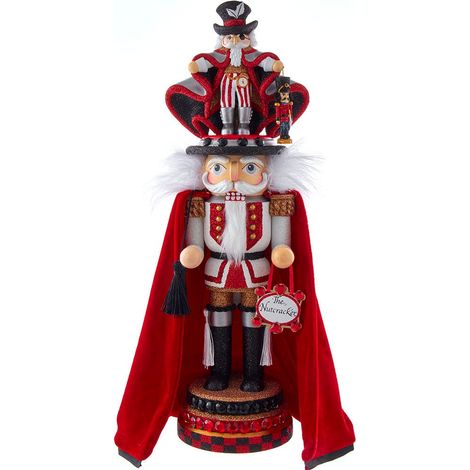 DISNEY Decorazione Statua Schiaccianoci Con Cappello Drosselmeyer Hollywood Nutcrackers 45 cm (1/3)