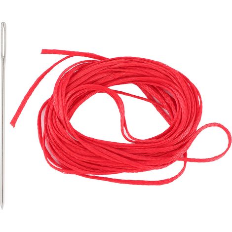 Handgenähter, perforierter Lenkradbezug, individualisierbar (Herstellernummer: FM2120, Größe M), rot (1/5)