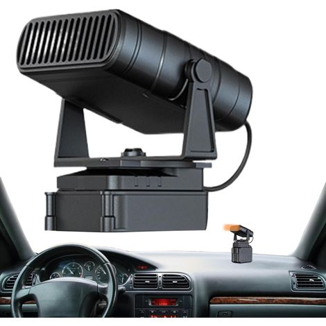 Chauffage portable pour voiture - Chauffage portable pour l'intérieur et l'extérieur - Déshumidificateur pour fenêtre de véhicule - Pour camping, bureau, intérieur, extérieur, camion, camionnette, SUV (1/5)
