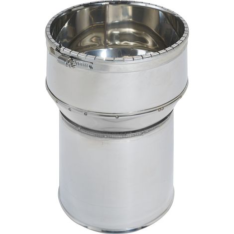 RACCORD INOX POELE TUBAGE 153/180 123153