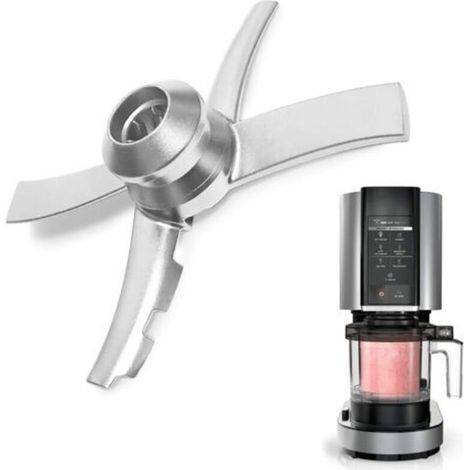 Lame de rechange en acier inoxydable compatible avec les machines à crème glacée Ninja Creami NC300, pièces de mélange pour accessoires de crème glacée Ninja NC299AMZ, NC301, CN305A, CN301CO (1/5)