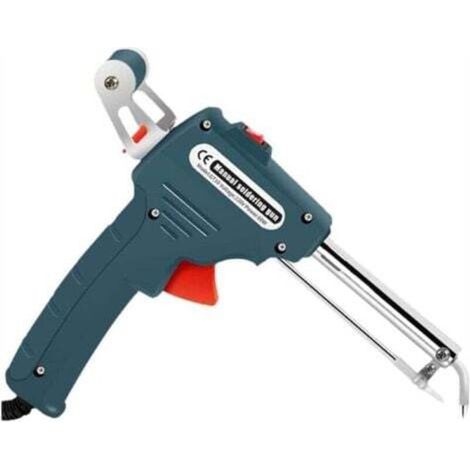 60W 220V Portable Soldering Gun, Portable Electric Soldering Iron, External Heater, Dark Green