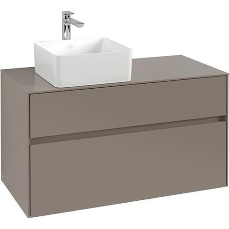 VB Waschbeckenunterschrank Collaro C039B0 1000x548x500mm Eckig Graphite