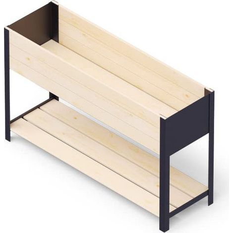 Upyard Fioriera Rialzata Moderna in Legno per Interni ed Esterni