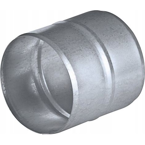 conector metal Awenta zm125 galvanizado 100 mm resistente corrosión (1/3)