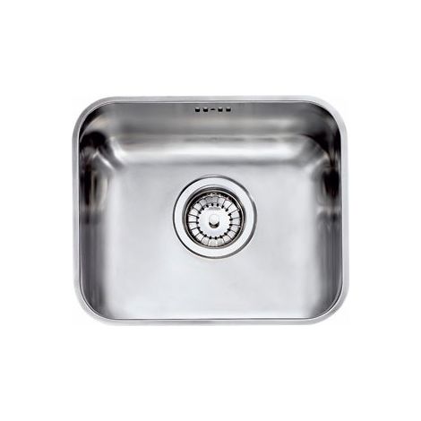 Lavello CINZIA SOTTOTOP 35X29 R50 1 vasca ACCIAIO INOX (1/5)