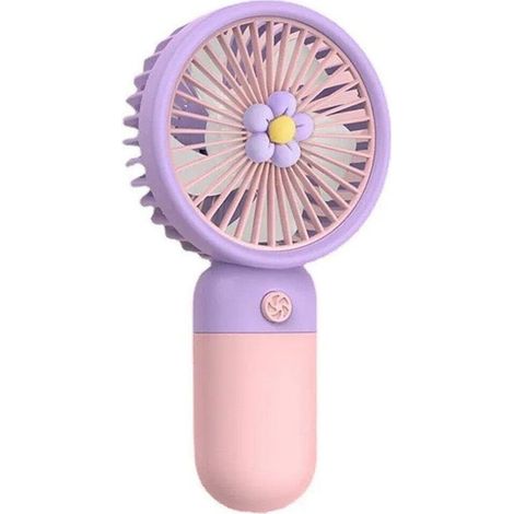 Mini Ventilateur Portable, Ventilateur Portatif Rechargeable par USB, Petits Ventilateurs De Refroidissement Mignons (1/4)