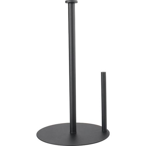 Essuie Tout Noir Mat Soutien sur Pied pour Rouleaux de Cuisine Papier de Taille (1/5)