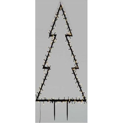 Lotti, Albero di Natale Luminoso Wonder, 110 LED, 105 cm, Multicolore